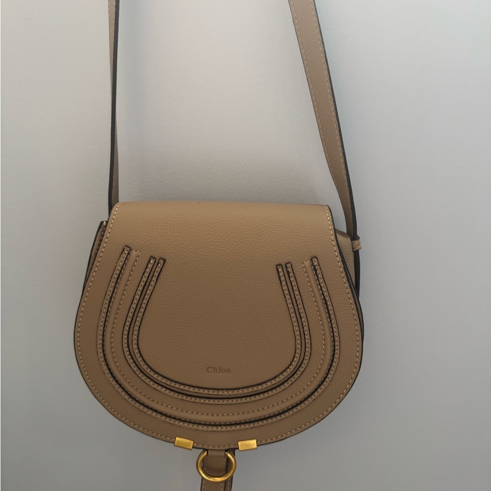 Tan Leather Saddle Bag